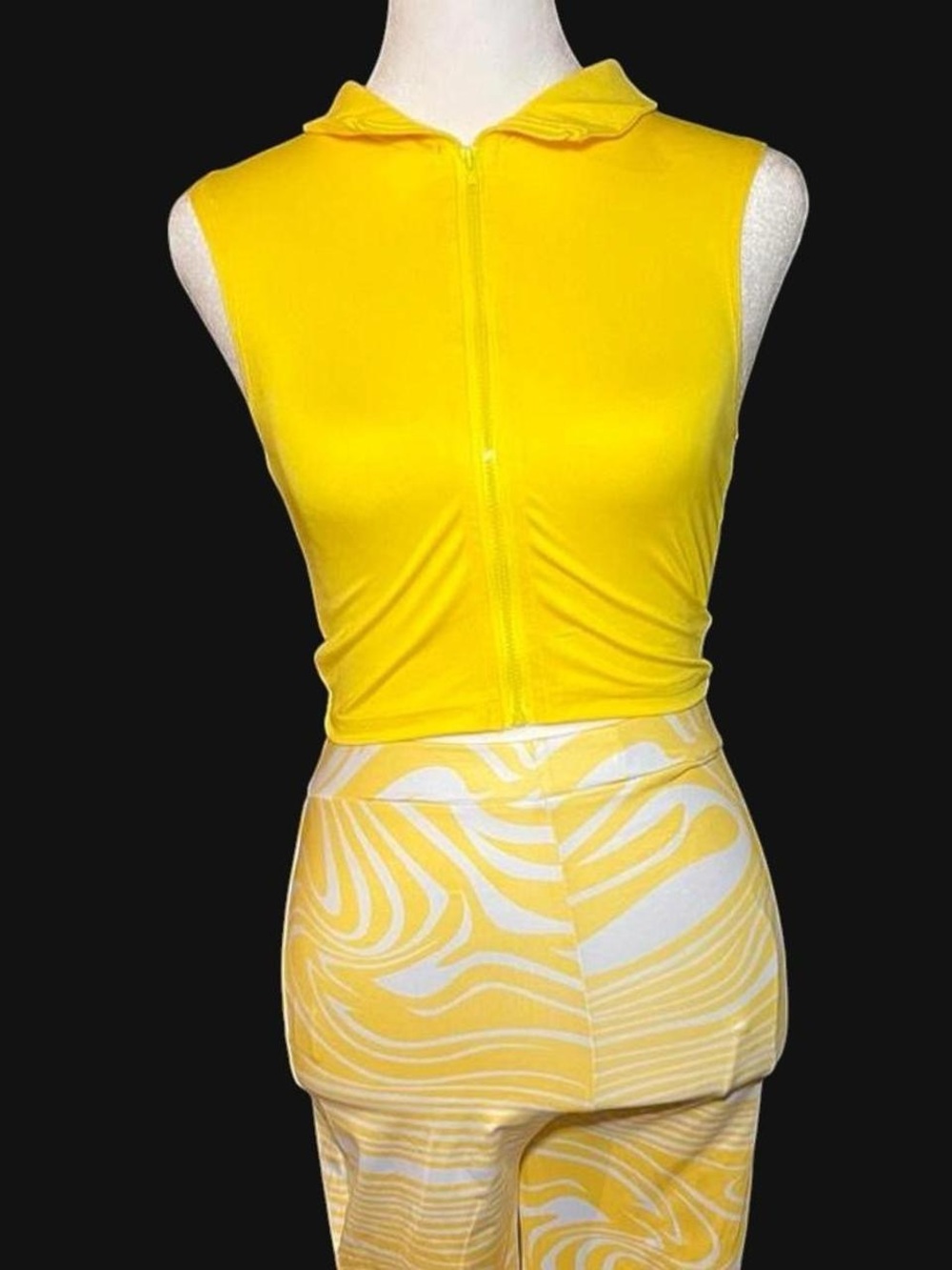 Yellow & White Two-Piece Set (NWT)